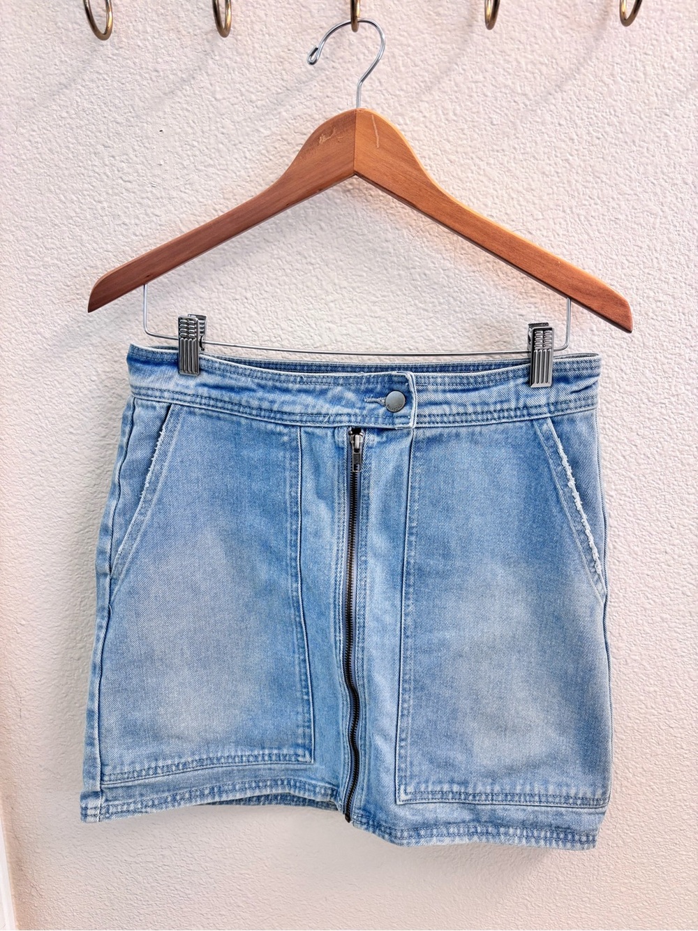 Billabong Blue Denim Zip-Front Women’s skirt